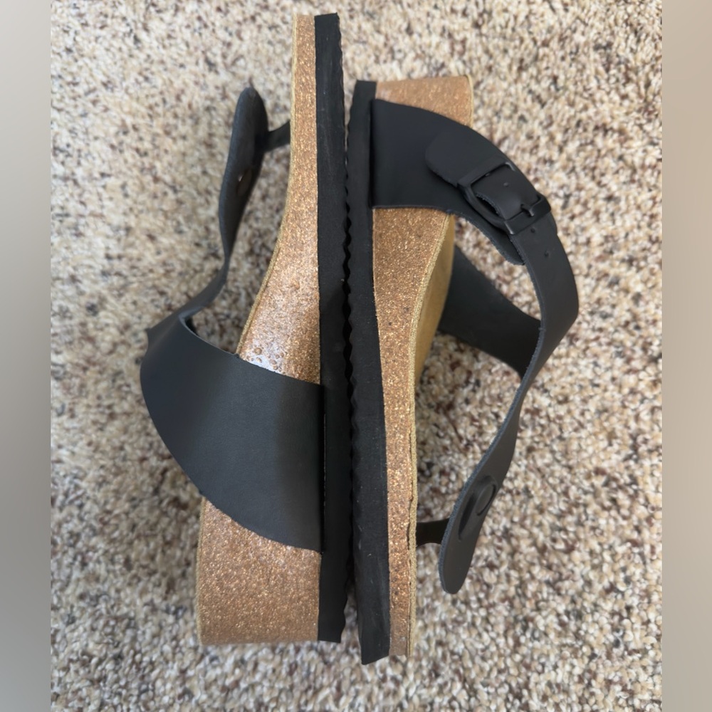 Brand New Project Cloud Belize platform sandals- BLACK- size 7 - Picture 6 of 6